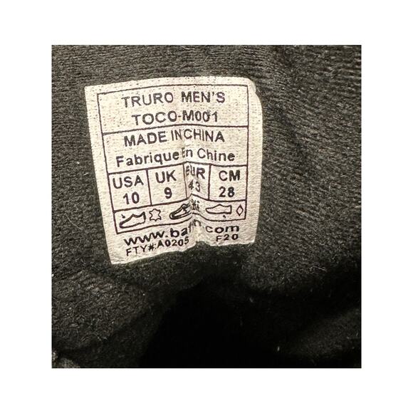 Baffin Mens Truro Boots Black Leather Felt Collar Size 10 NIB Weatherproof Comfy - Picture 11 of 14